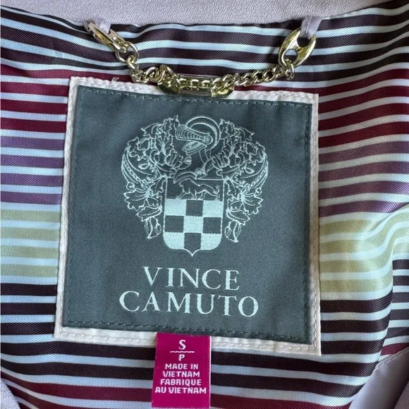 Vince Camuto Belted Trench in Dusty Pink Size Small - Picture 5 of 10